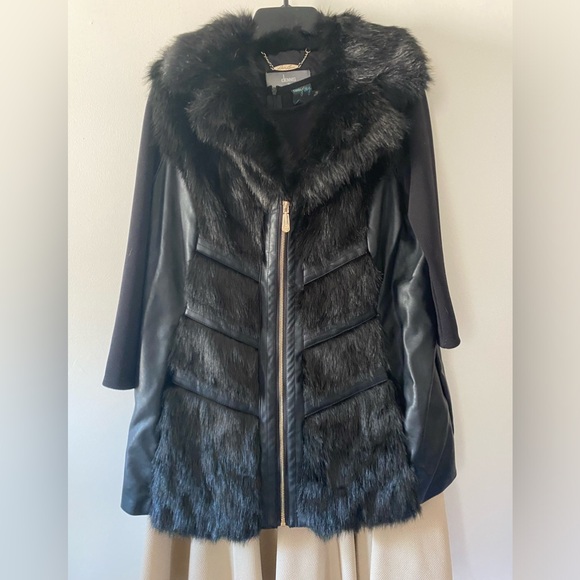 Dennis Basso Platinum Collection Chevron Faux Fur Vest on QVC - Picture 16 of 16